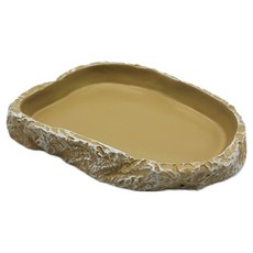 노모이펫 NS-26 파충류 양서류 레진 먹이접시 10 x 8 x 2 cm, 혼합색상, 1개