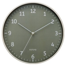 Kinyo 11吋謬時光靜音掛鐘 CL-223, 綠色