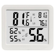 Pastela數位溫濕度計 PDC-01, 1個, 白色