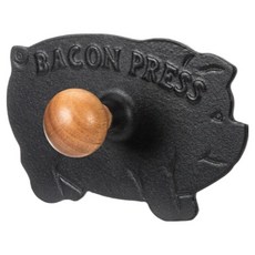 SHIMOYAMA 小豬造型鑄鐵壓肉板, 1個