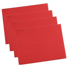 아리코 컬러 패딩 수선 패치, 레드, 4개