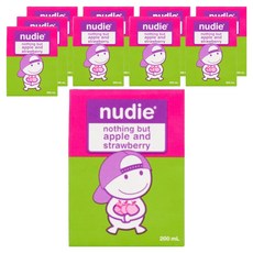 누디 딸기 주스, 10개, 200ml