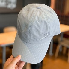 Usol 高透氣網眼跑步帽, 1個, 淺灰色