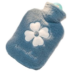 Soulrich 四葉草保溫熱水袋 孔雀藍 500ml, 1個