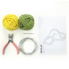 멜로우스토리 아이코드 시리즈4 식물 카라 DIY 세트, 아이코드(옐로우, 올리브), 1세트