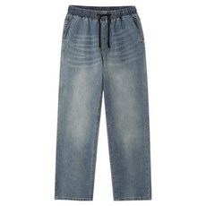 M.N.C 男士基本水洗半寬版鬆緊腰牛仔褲 MDIP852BJ