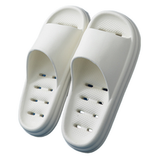 Smile Energy矽膠浴室拖鞋 A型, 1個, 白色