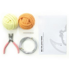 Mellowstory Stationery I-cord 系列2 動物夢鄉 水豚 DIY 套組, 1套, I-cord(香草, 柳橙)