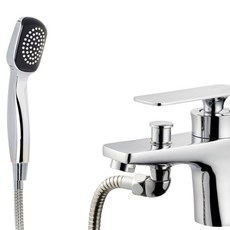 BATHROOM KNOWLEDGE 洗臉淋浴兩用單孔水龍頭 A012, 1個