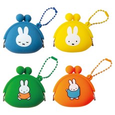 Miffy米菲迷你按扣收納包4件組, 1套, 橘色 + 藍色 + 綠色 + 黃色