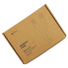 NANU 一次性竹叉, 100個, 1個