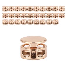 코히모 메탈 끈조절 돼지코 스토퍼 14mm 5W0661, 30개, 골드