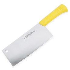 칼백화점 젤돔 칼라 중식칼 가공식품용, 노랑, 1개