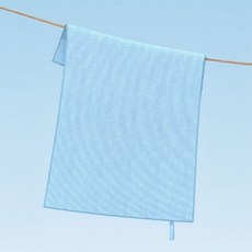 소니오 스트라이프 다용도 쿨 스포츠 타월 80 x 60 cm, 01스카이블루, 1개