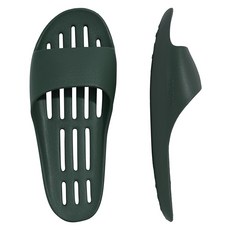 DEARCUS Ovale浴室拖鞋, 深綠色, 1個