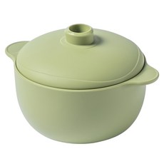 Kitchen Factory 白金矽膠多功能蒸籠 500ml, 鼠尾草綠, 1個
