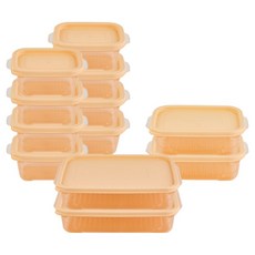 EASY&FREE 軟Q Jelly Fit 冷藏冷凍整理收納盒 290ml x 8p + 750ml x 2p + 1.7L x 2p 套組, 1套