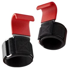 WITHPANG 引體向上輔助伸展掛鉤 牽引 2入, 1套, 紅色