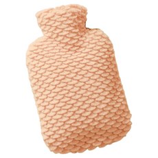 Soul Rich 可愛保溫熱水袋 美人魚粉紅色 500ml, 1個