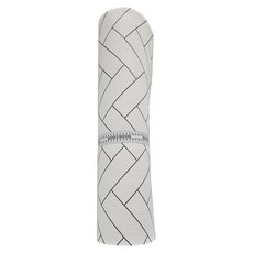 mom&maum DIY 可裁剪幼兒地墊, 白色人字紋