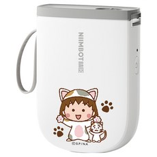 NIIMBOT 熱感應標籤機 櫻桃小丸子聯名款 D11_H, 1個, 白色
