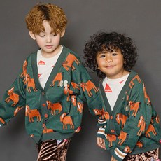 BABYBLEE 小馬長袖針織開襟衫