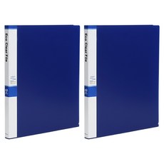 영오 인덱스 클리어파일 A3, 청색, 2개