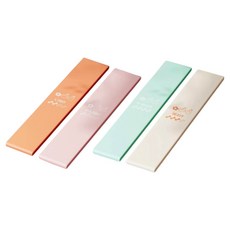 Hubgen 阻力彈力帶 訓練器 增強肌力 專家用 4件組, 1套, 混色