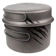 CAMPING ACE 野樂 魔物獵人聯名 1.4L套鍋, 1個, 鈦色