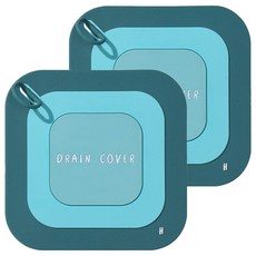 Hanbomnuri 排水孔防臭矽膠墊蓋 2入, 藍色