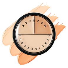 REVECEN 3複合遮瑕膏 28g, 1個, 亮米色 + 自然米色 + 深米色