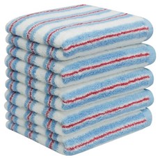 AMENITY TOWEL 經典設計毛巾 200g 40支精梳棉, 棉花藍, 5個