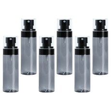 隨身噴霧瓶 80ml, 6個, 透黑