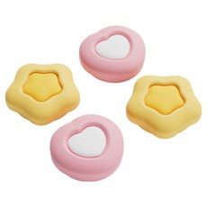 긱쉐어 닌텐도 스위치2 조이콘2 스틱커버 버튼커버 스틱캡 세트, 하트스타, 1세트