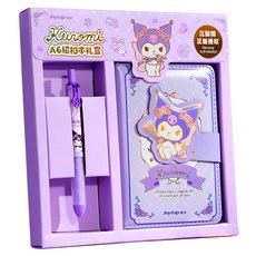 Joytop 悅木 三麗鷗日記本 + 原子筆文具組 20.6 x 20.2 cm, 酷洛米, 1套