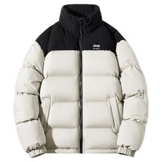 Jeep Spirit 男女通用肩部拼色鋪棉外套