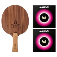 中國 LOKI 麒麟球拍 K11 FL + Rozena 雙面膠皮套組, 1套, 單一商品