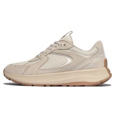 fitflop F-Mode Flow Slide 網眼皮革厚底運動鞋