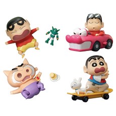 52TOYS 動感超活力系列 蠟筆小新 盲盒4件組, 1套