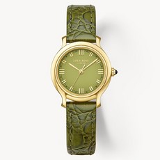 LOLA ROSE 女士Waltz綠瑪瑙經典紋理皮革腕錶 LR2801