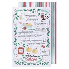 NOW 純棉擦拭布 71 x 46cm, 聖誕奶酒, 2個