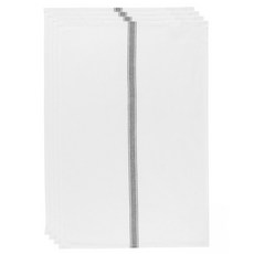 NOW Brooklyn Stripe純棉擦拭布 71 x 46cm, 岩黑條紋, 4個