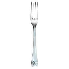 Christofle Talisman 餐叉 20.6 x 3.5 cm, 冰藍色 + 銀色, 1個