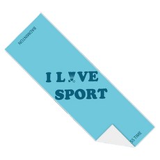 Sonio Lineup 多用途涼感運動毛巾 30 x 100 cm, 1個, 13 羽毛球 素色