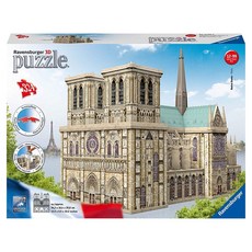 Ravensburger 維寶 巴黎聖母院3D拼圖, 1個, 巴黎聖母院, 324片