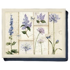 creativeTops 軟墊膝上托盤, 1個, 花卉圖鑑