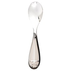 Christofle 嬰幼兒用 Talisman 湯匙 13 x 2.5 cm, 1個, 象牙白 + 銀色, 單品