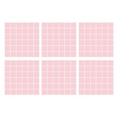 fantastix 現代磁磚貼紙 HP-7015 6入, 草莓牛奶粉