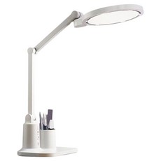 YUNMI LED折疊護眼檯燈/書桌燈/小夜燈/學生宿舍辦公閱讀燈, 白色