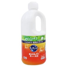 Kao 花王 Cucute 珂珂透 超大洗碗精 橙香, 1個, 1250ml